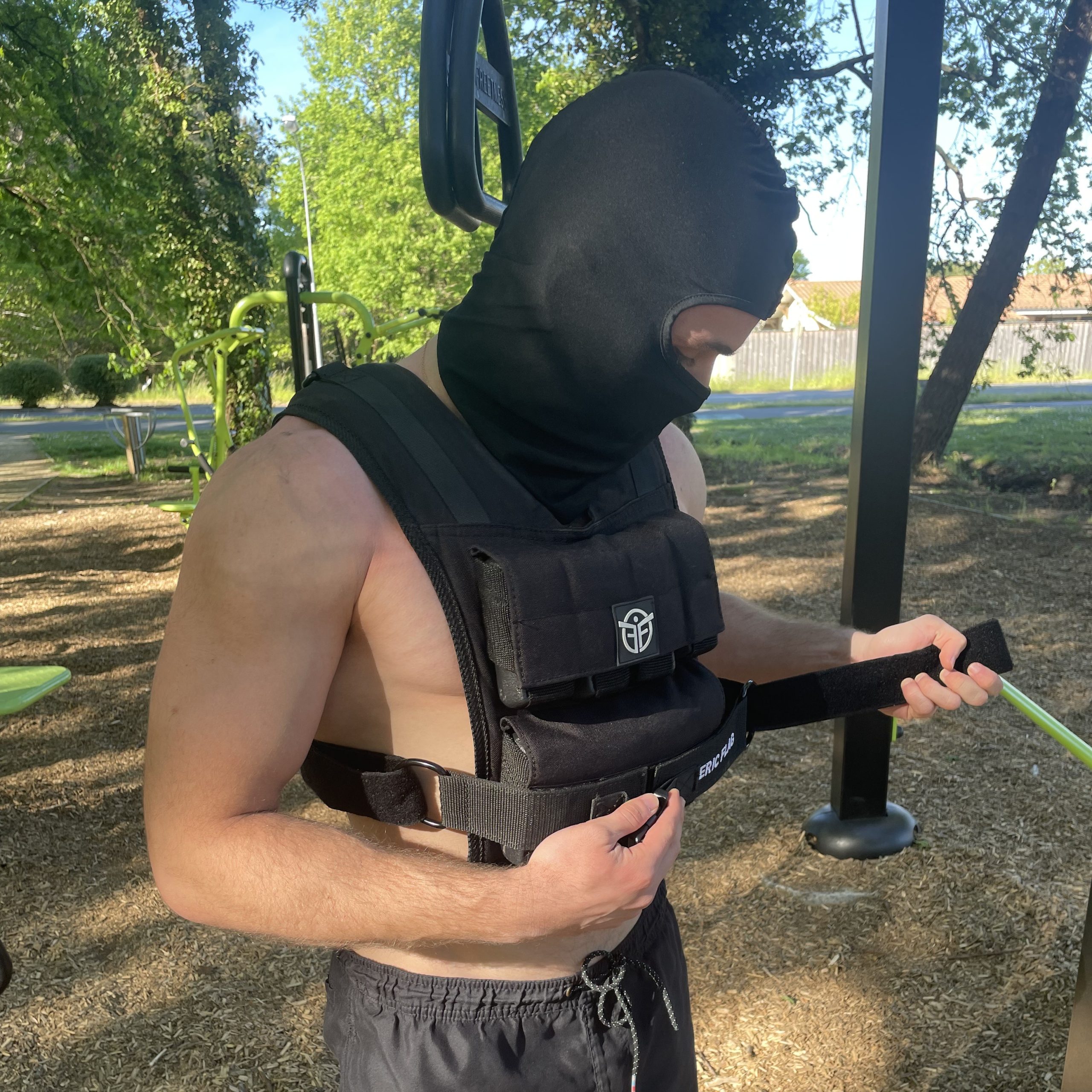 Gilet lesté ajsutement et réglage - Street Workout